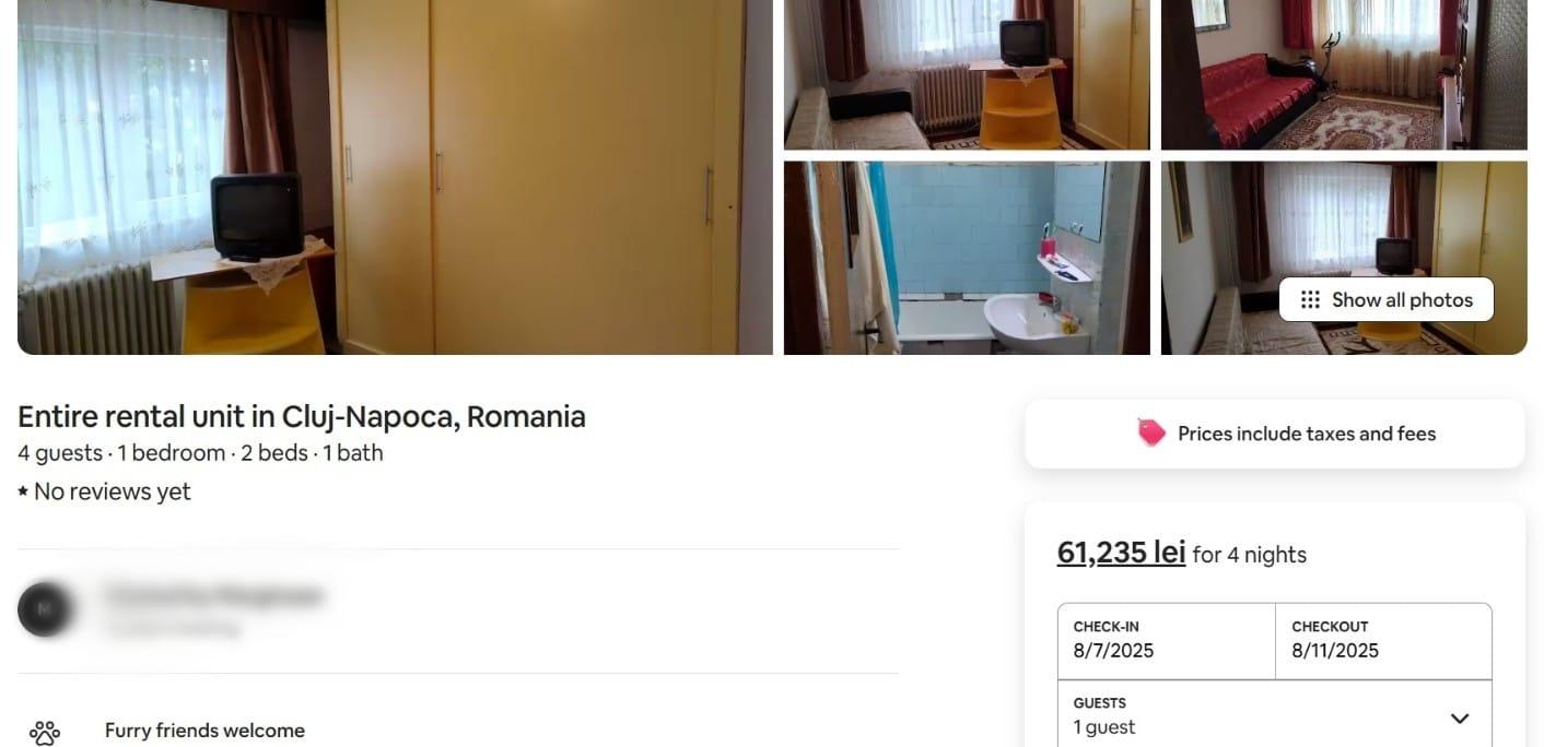 Prețuri uriașe în perioada UNTOLD. 61.000 de lei pentru 4 nopți într-un apartament fără pretenții aproape de festival
