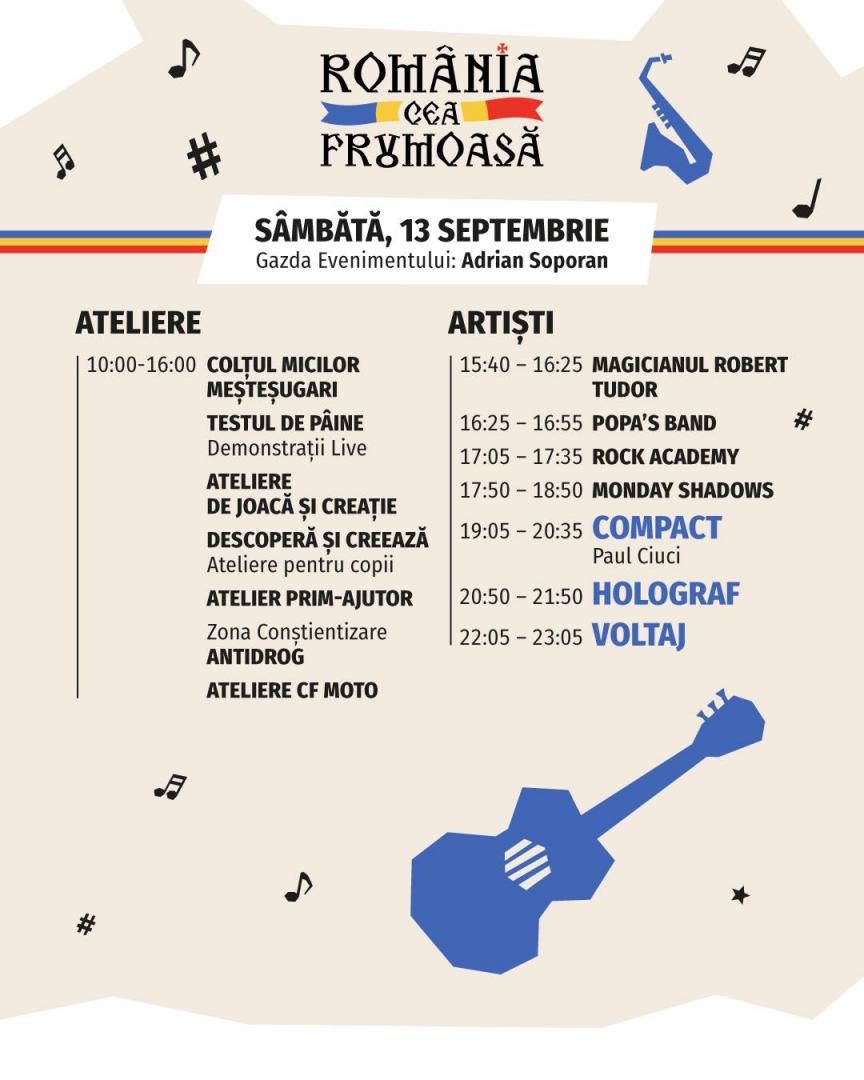 Festivalul România Cea Frumoasă revine la Florești: Concerte cu artiști renumiți, ateliere și tradiții. Programul complet pentru weekend