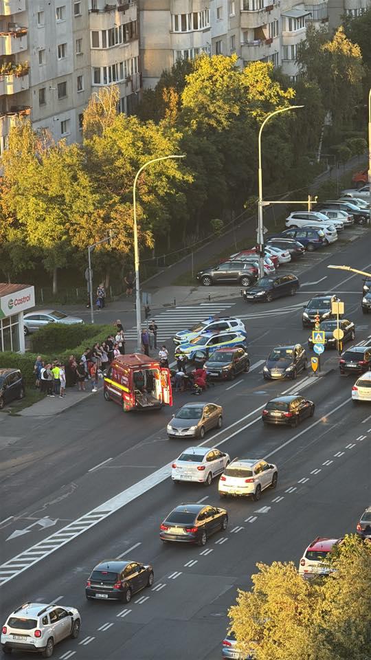 PIETON lovit pe Calea Floreşti, lângă trecerea de la intersecția cu Taberei
