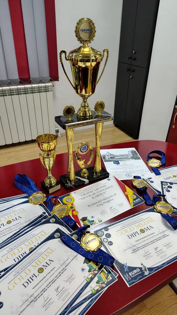 Premiu de top pentru Universitatea Tehnică din Cluj-Napoca: Marele Trofeu "Nicolae Vasilescu Karpen" la EURO POLITEHNICUS 2025