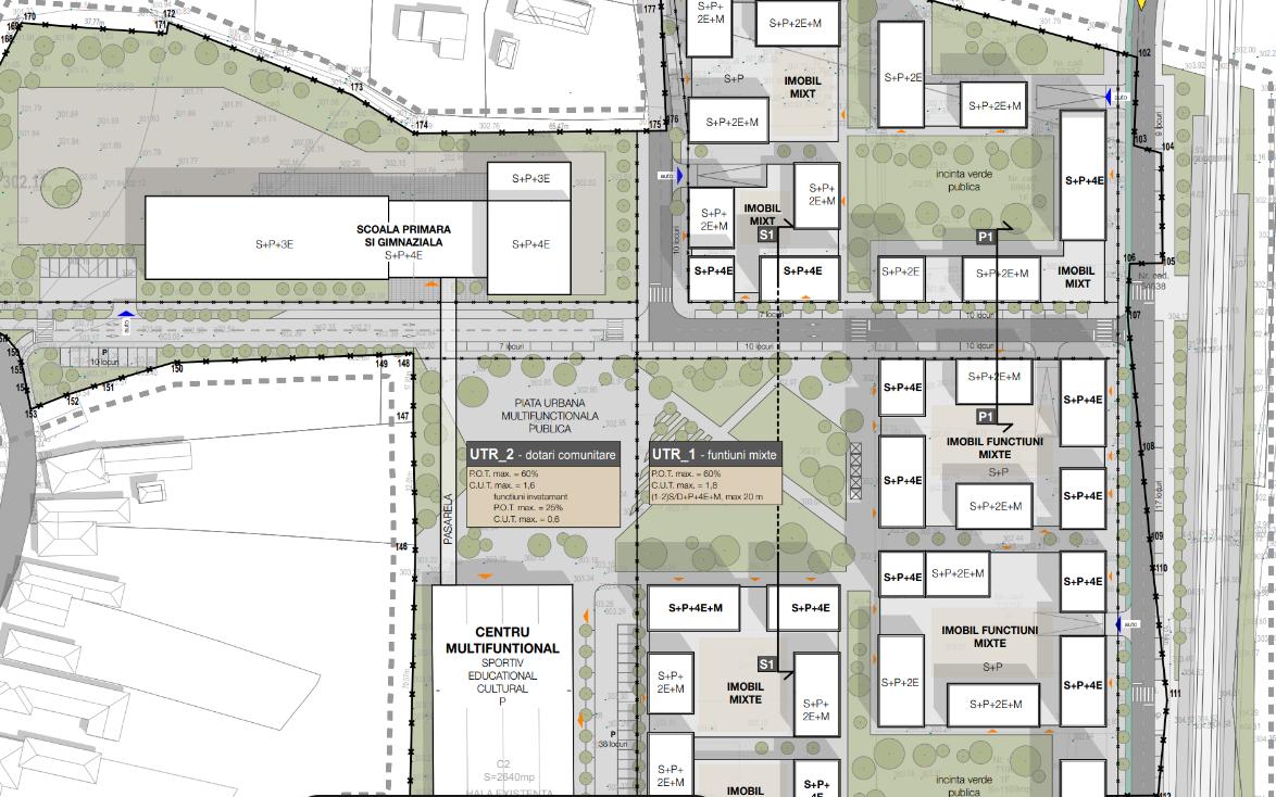 Proiectul de regenerare urbană care vrea să schimbe fața comunei Apahida. Propune blocuri, centru multifuncțional, școală, piațetă publică