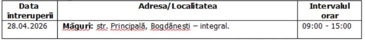 &Icirc;ntreruperi planificate &icirc;n alimentarea cu energie electrică din județul Cluj