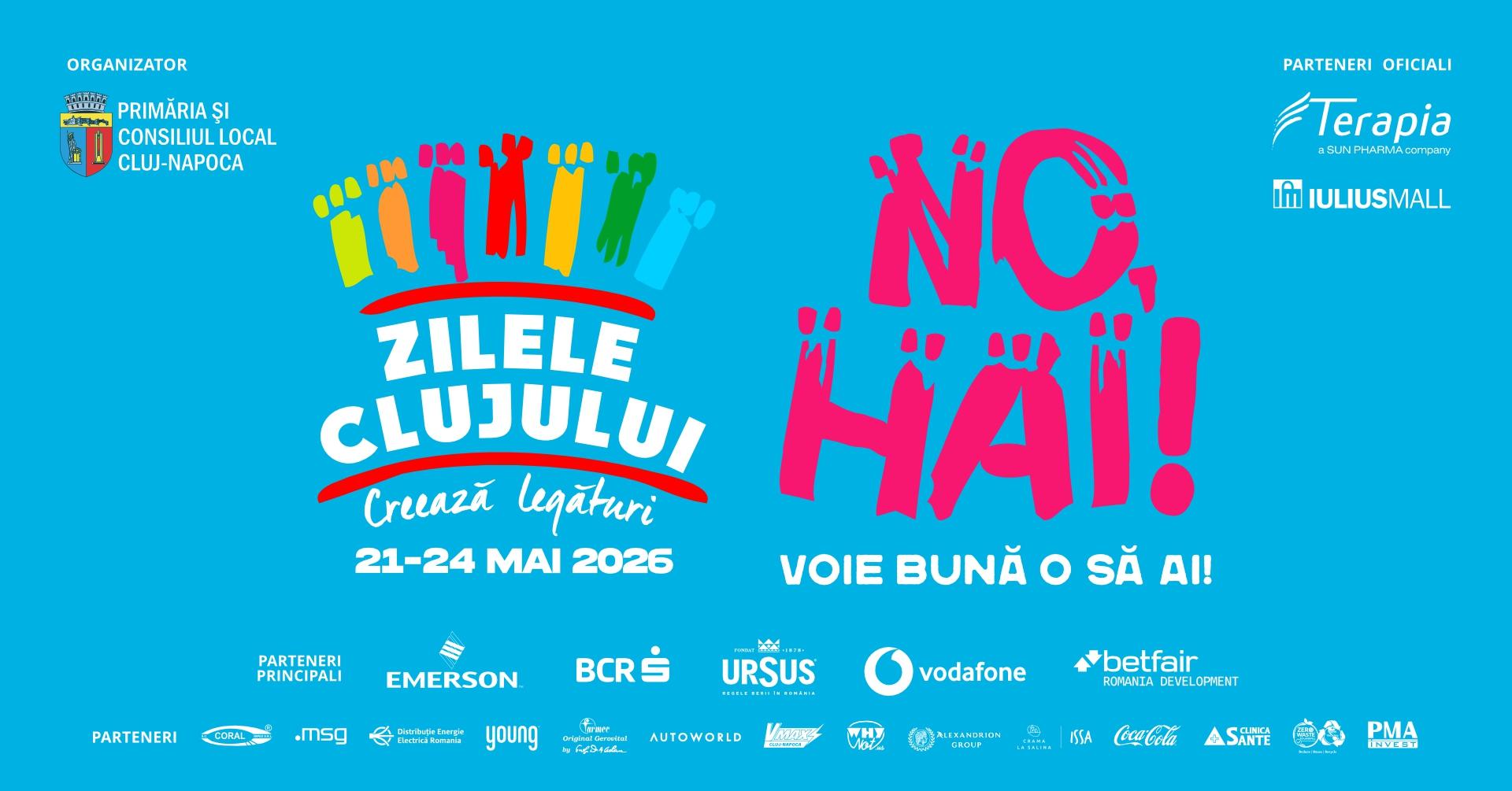 Zilele Clujului 2026: peste 100 de activități &icirc;n peste 50 de locații