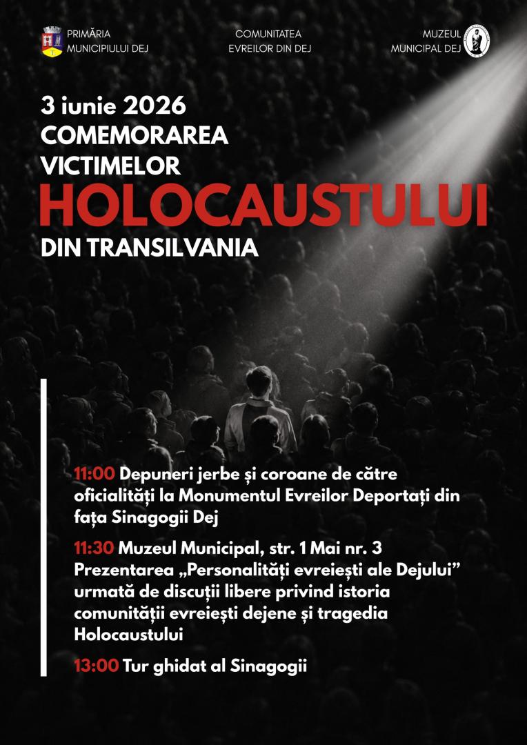 Dejul nu uită! Ceremonii și tur ghidat la Sinagogă &icirc;n memoria victimelor Holocaustului