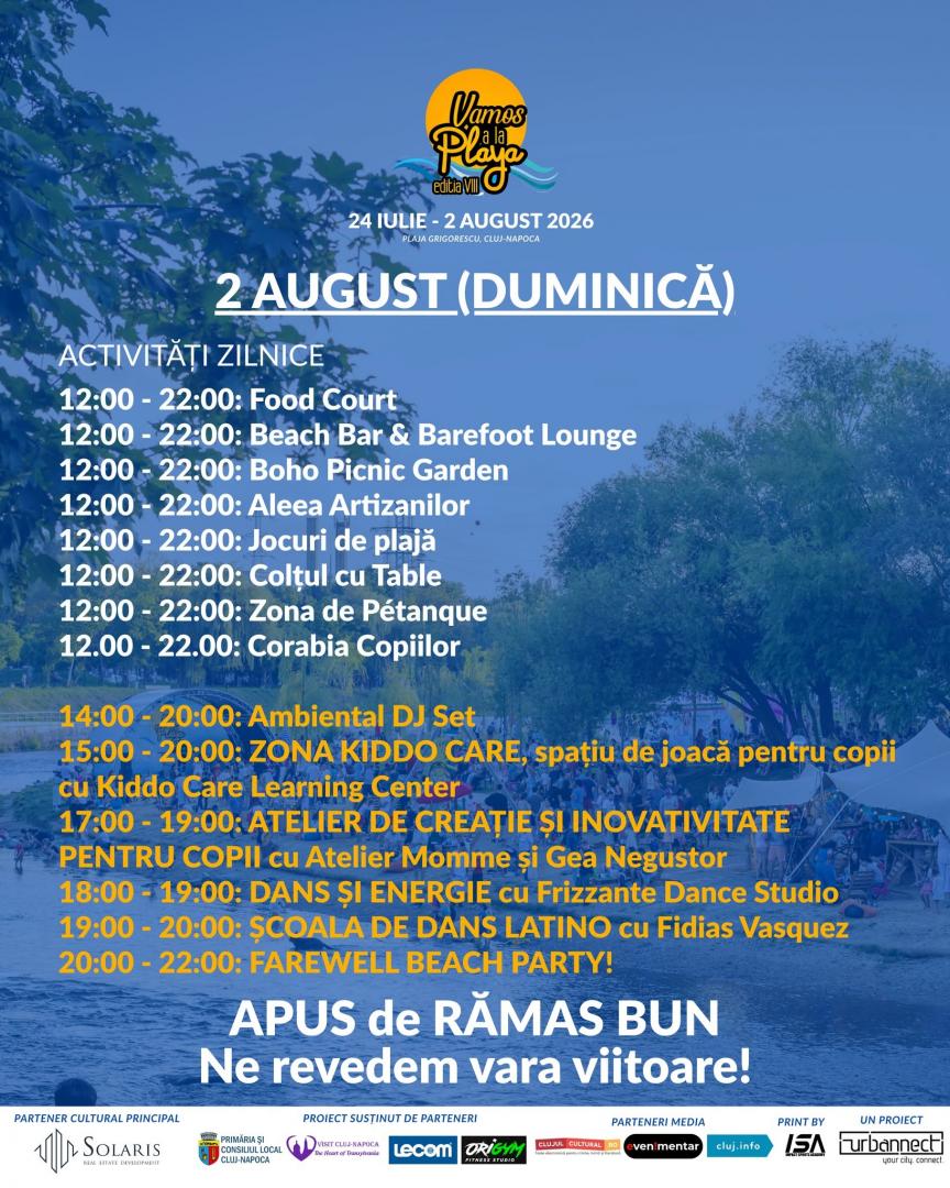 Ce poți face s&acirc;mbătă la &bdquo;Vamos a la Playa&rdquo;.  Evenimentele de pe plaja din Grigorescu continuă și &icirc;n acest weekend