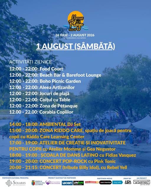 Ce poți face s&acirc;mbătă la &bdquo;Vamos a la Playa&rdquo;.  Evenimentele de pe plaja din Grigorescu continuă și &icirc;n acest weekend