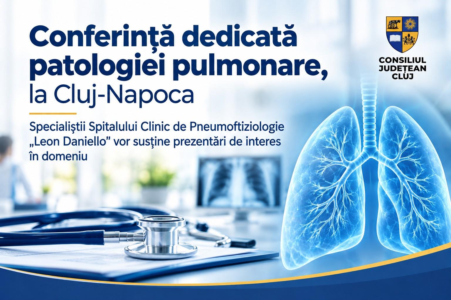 Cancerul pulmonar, terapiile biologice și AI, &icirc;n centrul unei conferințe medicale la Cluj