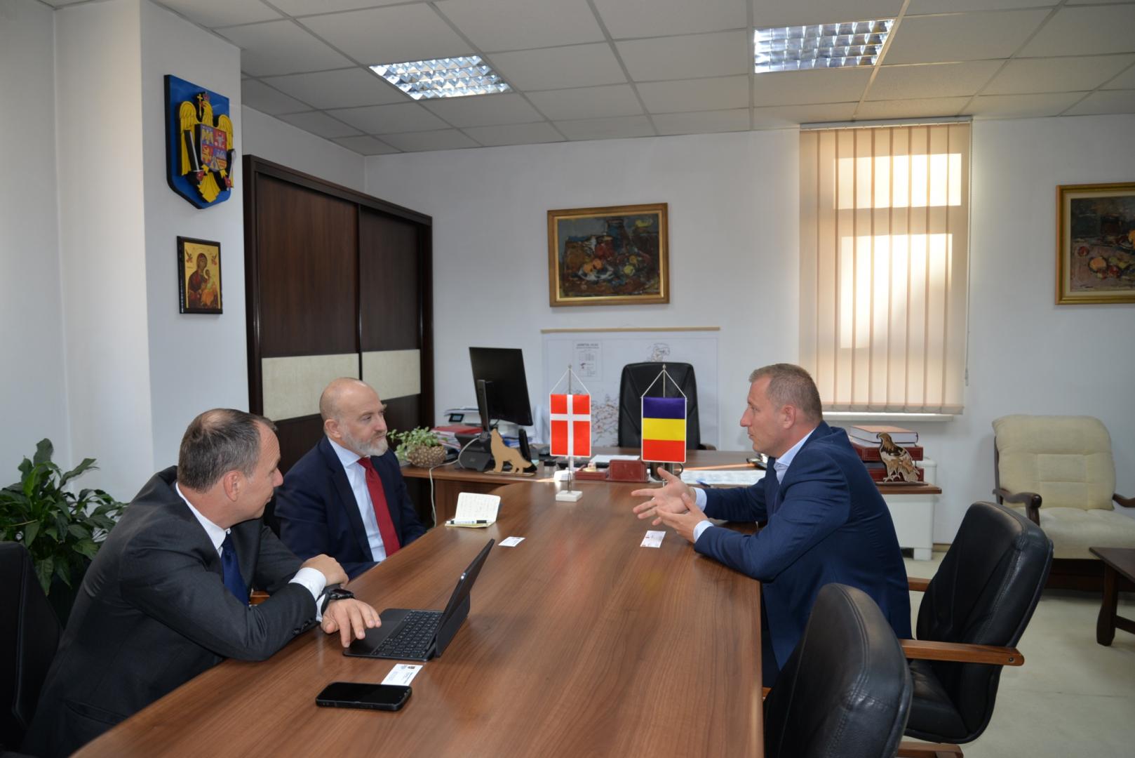 Clujul vrea mai mulți investitori danezi. Noul ambasador al Danemarcei, &icirc;n vizită la Consiliul Județean