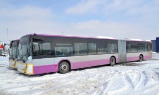 Mărţişoare mov. Vin primele autobuze Mercedes