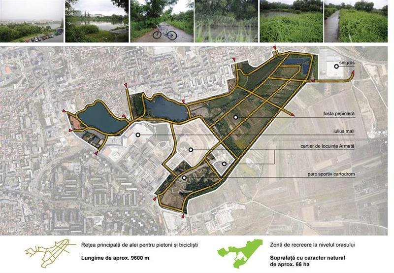 Continuă polemica Parcul Est - aquapark. Boc: "Se continuă parcul, acolo mai sunt sute de hectare de teren"