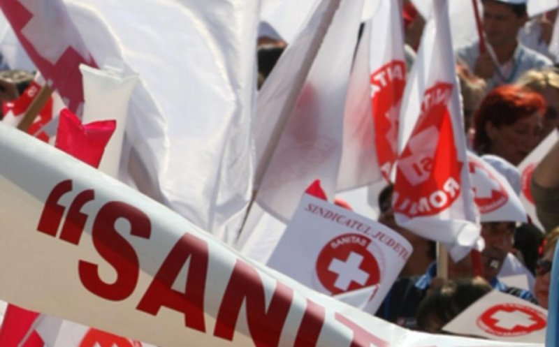 Sanitas pichetează Ministerul Sănătăţii. Revendicările protestatarilor