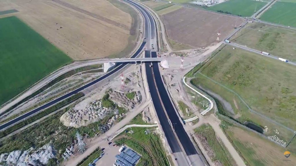 O secțiune din Autostrada Sebeș - Turda, aproape de inaugurare
