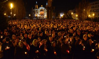 Mii de clujeni au asistat la Slujba de Înviere de la Catedrala Mitropolitană