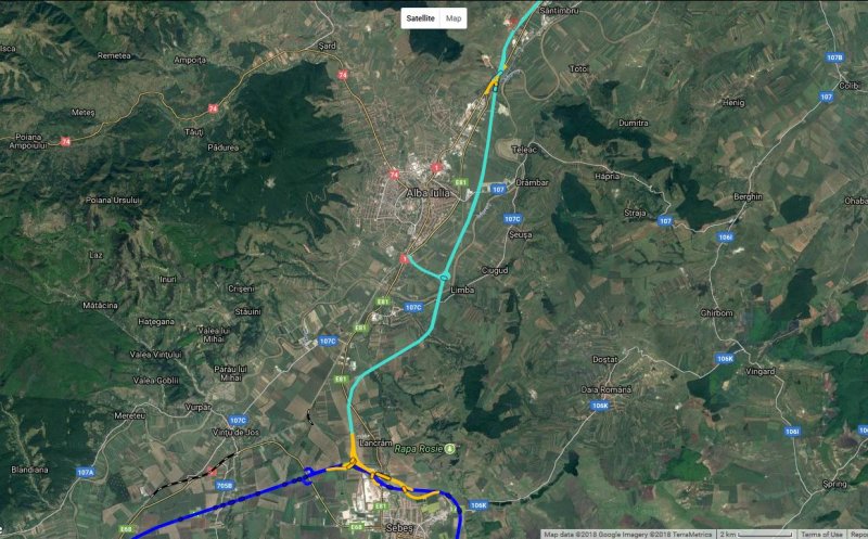 Casa care blochează autostrada Sebeş - Turda.  Se aşteaptă Hotărâre de Guvern ca să fie demolată