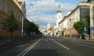 Cum arată Clujul fără trafic auto: "Zici că e Apocalipsa"