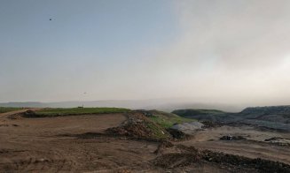 Un nou incendiu la groapa de gunoi a Clujului. Al treilea.