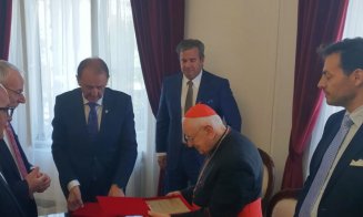 Cardinalul Monterisi și baronul Melchi, vizită la nivel înalt la Cluj