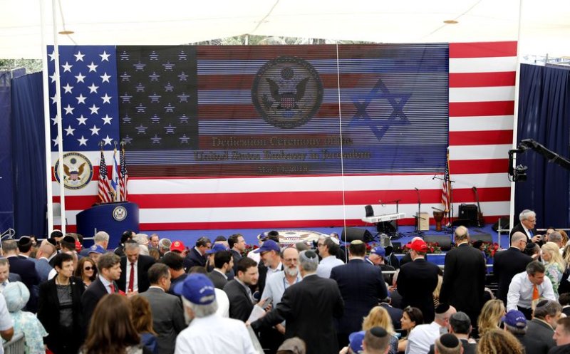 Ambasada SUA de la Tel Aviv a fost mutată la Ierusalim