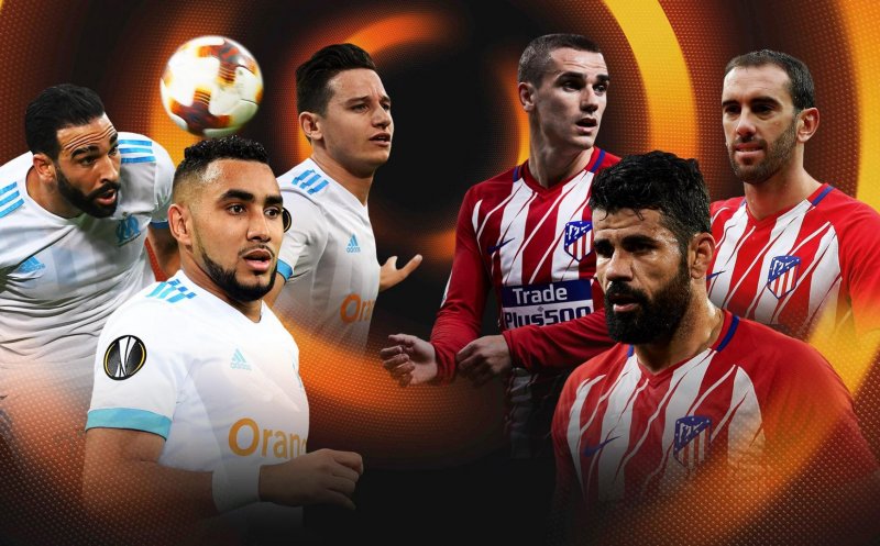 Astăzi e finala Europa League! Atletico Madrid și Olympique Marseille joacă cu trofeul pe masă