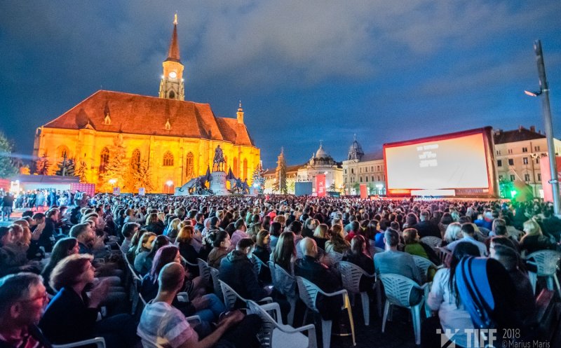 3.000 de oameni la deschiderea TIFF. Cel mai mare ecran din România, montat la Cluj