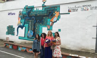 Pictură Murală, inaugurată la Colegiul Național George Coșbuc din Cluj