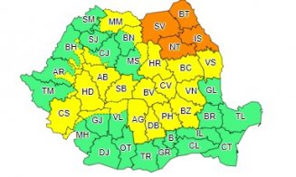 România, sub avertizare de furtuni! VEZI harta judeţelor afectate