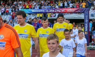 Spectacol pe Cluj Arena. Nume mari ale fotbalului mondial au făcut show în fața a 25.000 de spectatori