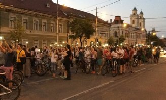 Mii de clujenii au ieșit din nou în stradă: ” Dragnea - jos, jos, ești un ticălos”
