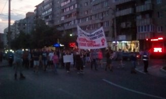 O nouă zi de proteste în centrul Clujului: ”Viitor european, nu ca în Teleorman”