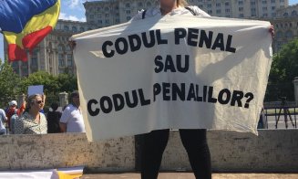 Protest şi la Bucureşti. Îmbrâncei, lider al protestatarilor ridicat de jandarmi, femeie dusă cu SMURD, trafic blocat