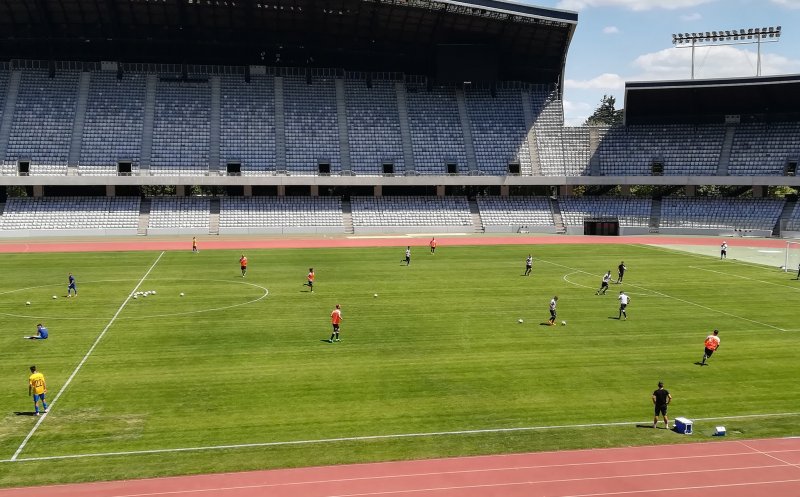 10 goluri pentru "U", în primul amical al verii. Coman şi Ene au "bifat" câte un hat-trick