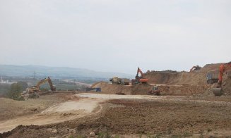 Avans anevoios pentru şantierul unui important nod rutier de pe Autostrada Sebeș-Turda