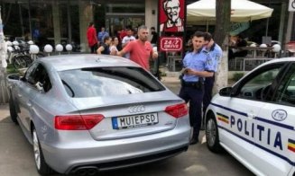 Pe străzile din România circulă o maşină cu numărul de înmatriculare 'M... PSD'!