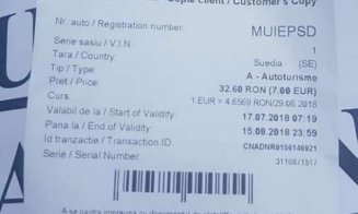 Pe străzile din România circulă o maşină cu numărul de înmatriculare 'M... PSD'!