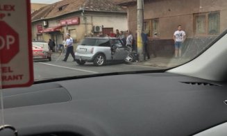 Accident pe Traian Vuia. Sensul spre aeroportul Cluj, blocat