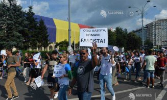Protest împotriva evacuării forțate a romilor din Cluj-Napoca și Dej