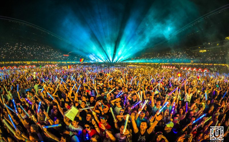 Cum arată scena UNTOLD 2018: elemente 3D şi 31 metri înălţime + Scenele de la Polivalentă