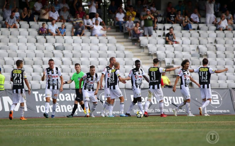 “U” Cluj – Energeticianul 3-0. Omul meciului + ceilalți remarcați din echipa lui Falub