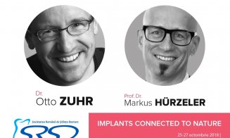 Premieră naţională: Părinţii microchirurgiei în implantologia orală vin în România, în cadrul Congresului Implants Connected to Nature