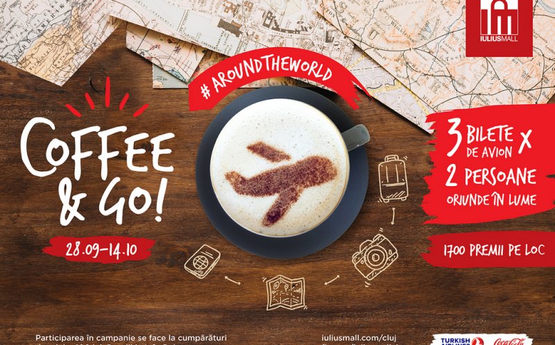 Iulius Mall Cluj te trimite să-ţi savurezi cafeaua oriunde în lume