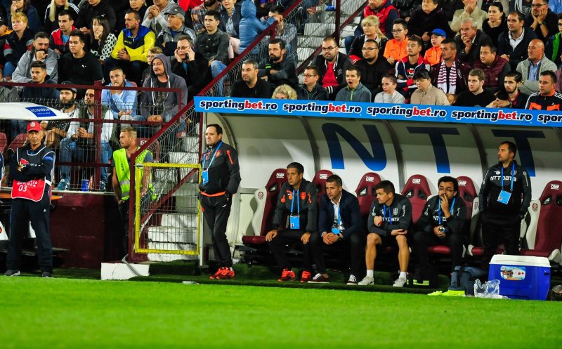 CFR Cluj – U Craiova, derby și la nivelul băncilor tehnice