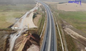 Autostrada Sebeş - Turda. Porţiuni întinse aşteaptă încă balastul stabilizat și straturile de asfalt