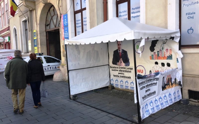 Cort PMP Cluj vandalizat