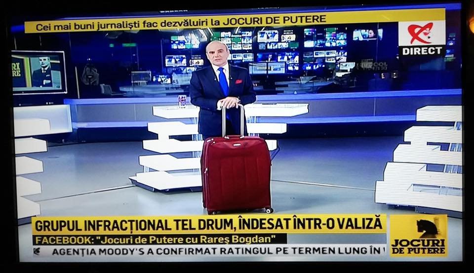 Rareș Bogdan, cu valiza la emisiune: "Poți să o folosești la Jilava, la Rahova, să ții șobolani în ea, la Rio"