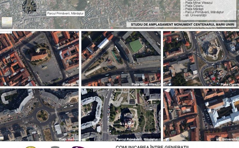 Monumentul Marii Uniri, readus în discuţie la Cluj. Unde ar putea fi amplasat