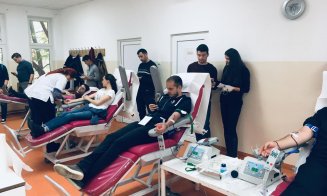 Campanie de donare de sânge la Cluj. Peste 400 de donatori în 3 zile