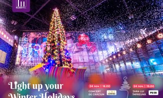 Light up your winter holidays ! Sâmbătă, aprindem împreună luminile de Crăciun la  Iulius Mall Cluj