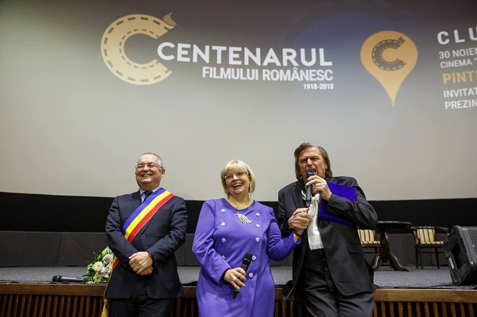 CENTENAR. Florin Piersic, numit Cetățean de Onoare al Clujului. A rulat "Pintea", în prezenţa Irinei Margareta Nistor