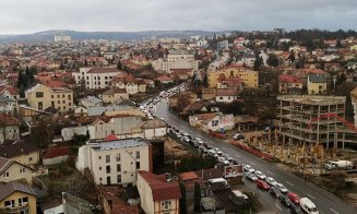 Imaginea zilei la Cluj! Coloană de maşini din Zorilor până în Cipariu