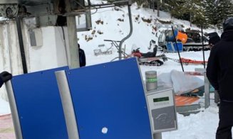 Debut de sezon ratat la Buscat. Vântul a rupt cablurile Electrica și a blocat telescaunul